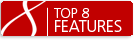 Top 8 features