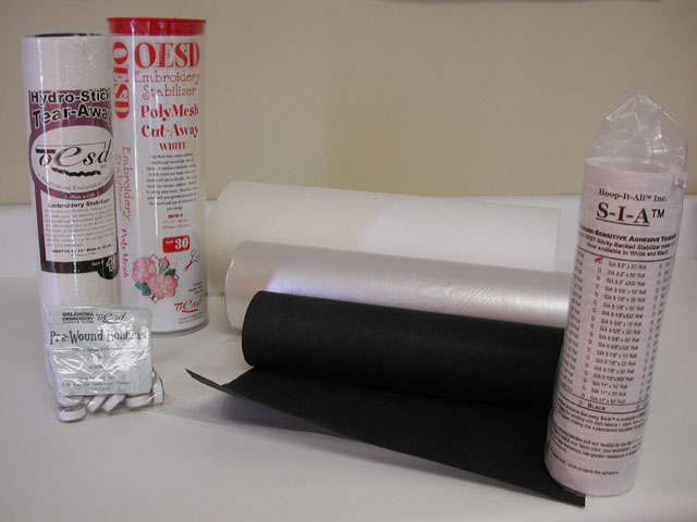 Click to enlarge Embroidery Stabilizers